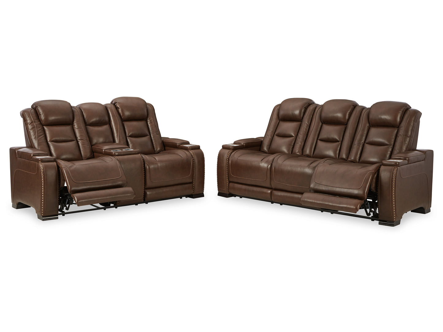 The Man-Den Sofa and Loveseat