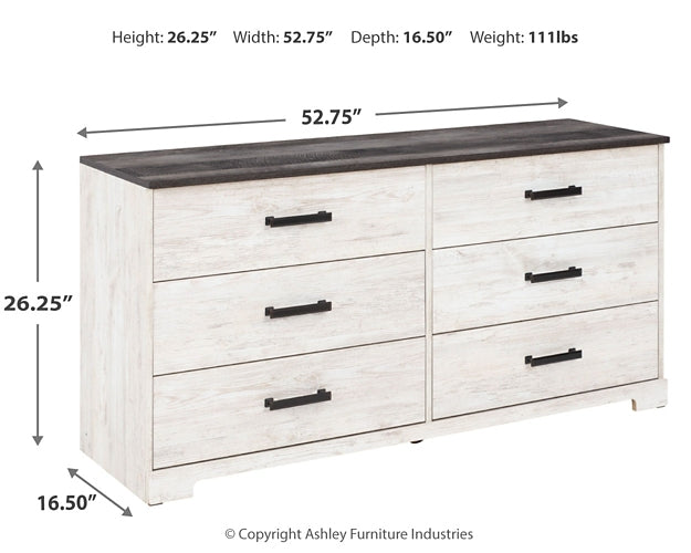 Shawburn Full Platform Bed with Dresser