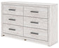 Cayboni Twin Panel Bed with Dresser