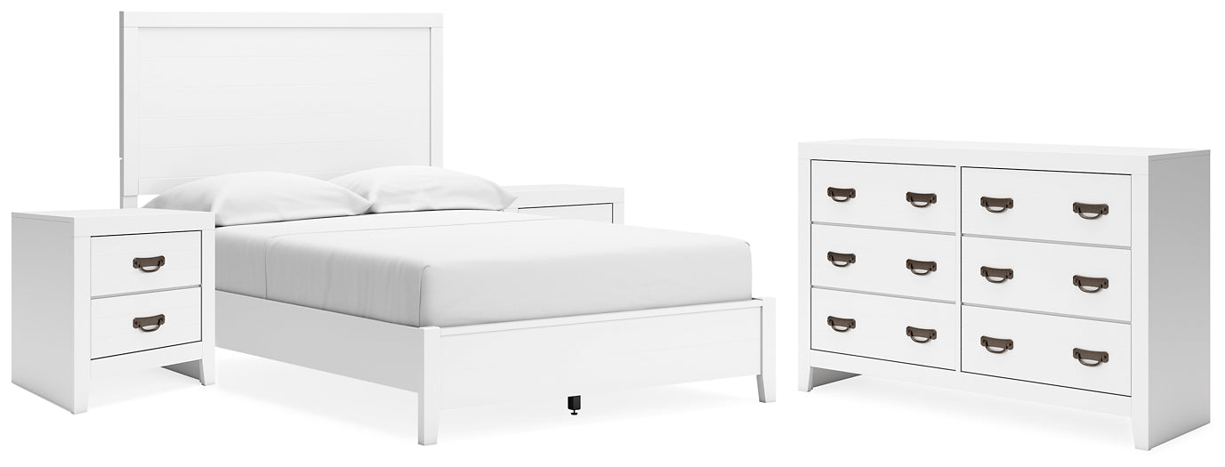 Binterglen Full Panel Bed with Dresser and 2 Nightstands