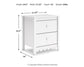 Hallityn Full Panel Headboard with 2 Nightstands