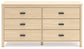 Cabinella Full Platform Panel Bed with Dresser