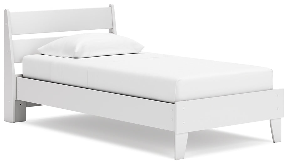 Socalle Twin Panel Platform Bed with Dresser