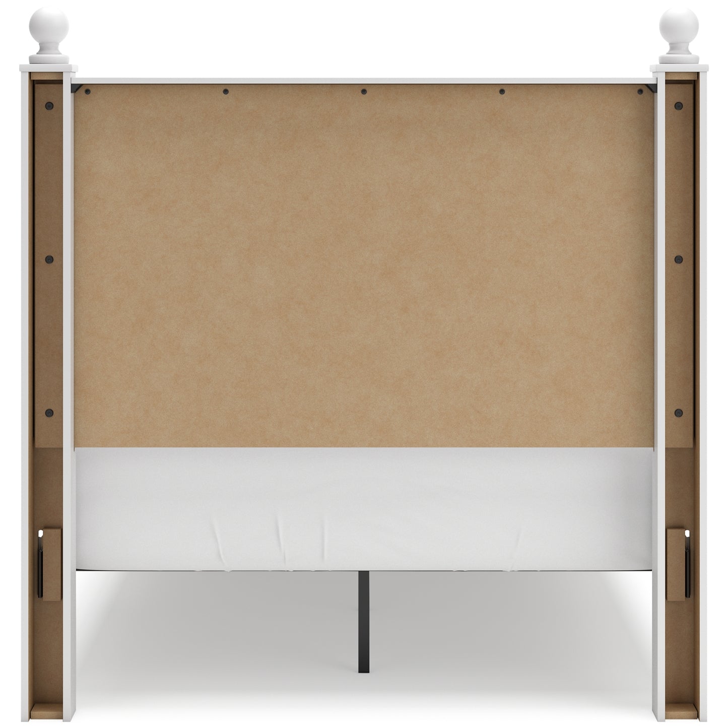 Mollviney Full Panel Headboard with Dresser and 2 Nightstands