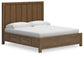 Cabalynn California King Panel Storage Bed with Chest and 2 Nightstands