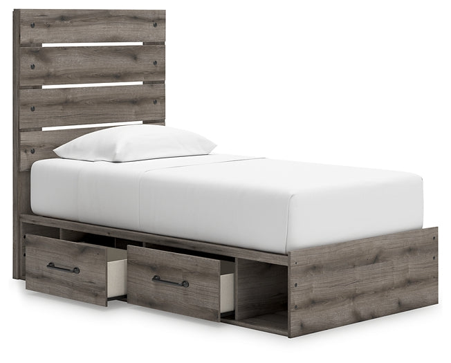 Graystorm Twin Panel Storage Bed