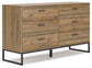 Deanlow Full Platform Bed with Dresser, Chest and 2 Nightstands