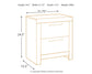 Derekson Two Drawer Night Stand