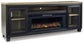 Foyland 83" TV Stand with Electric Fireplace