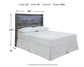 Baystorm Full Panel Headboard with Dresser