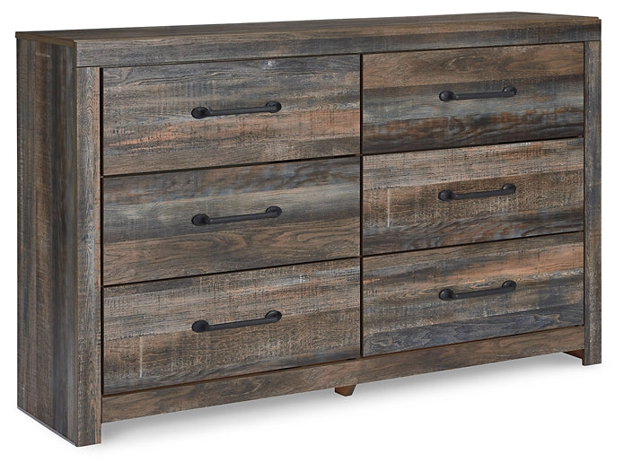 Drystan Full Panel Headboard with Dresser