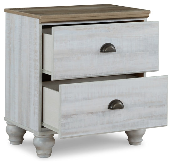 Haven Bay Two Drawer Night Stand