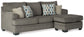 Dorsten Sofa Chaise, Chair, and Ottoman