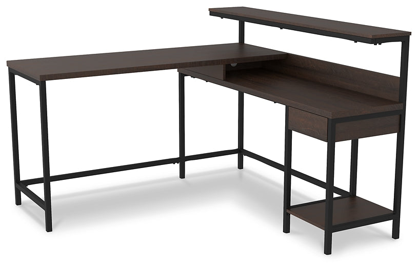 Camiburg L-Desk with Storage