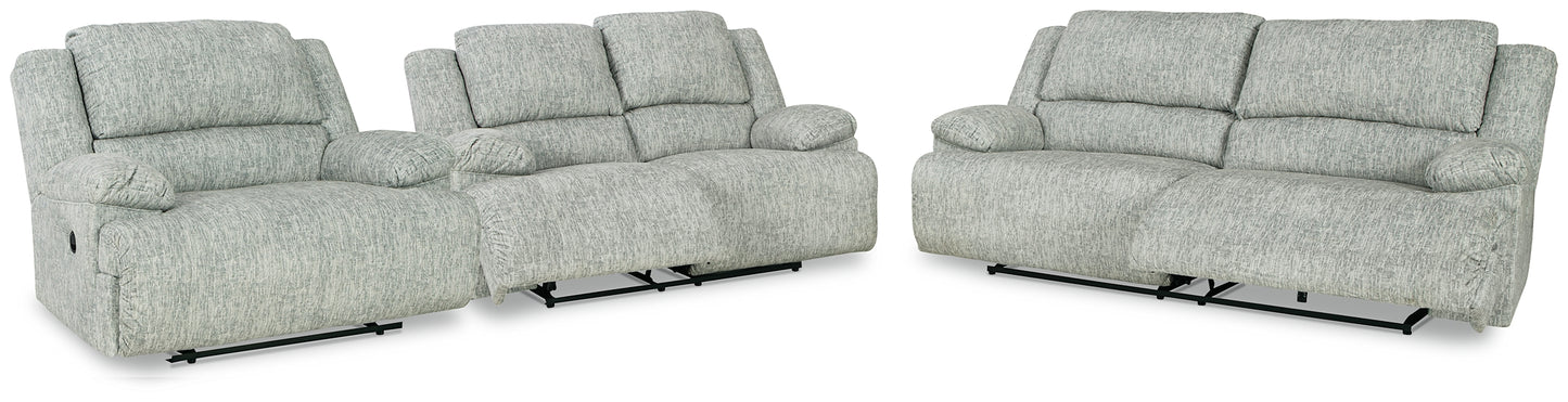 McClelland Sofa, Loveseat and Recliner