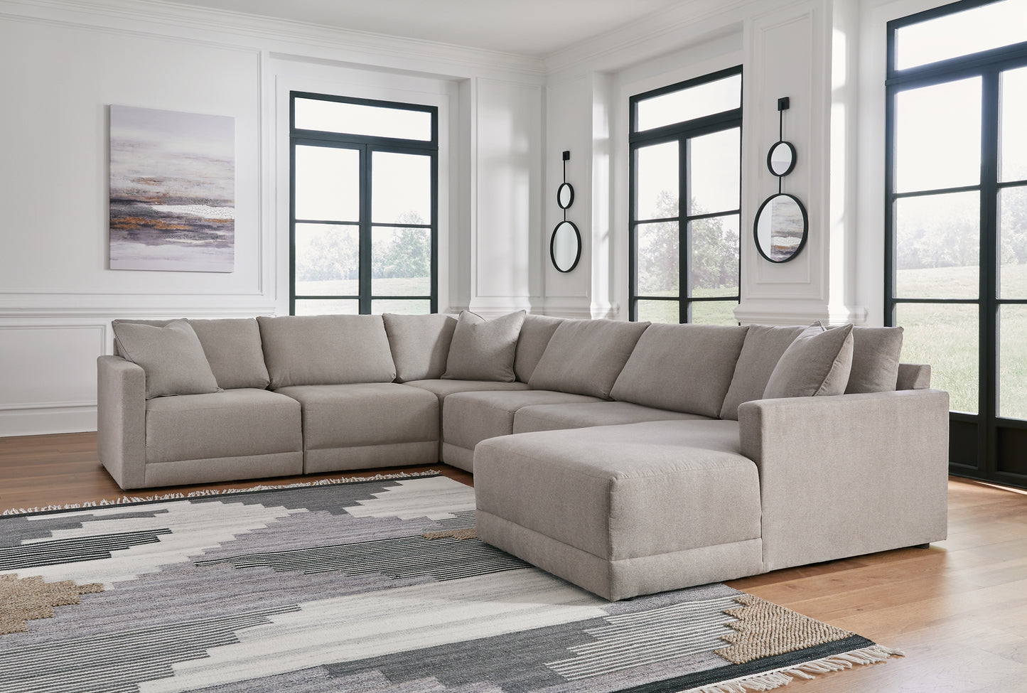 Katany 6-Piece Sectional with Ottoman