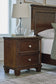 Danabrin Twin Panel Bed with Mirrored Dresser and Nightstand