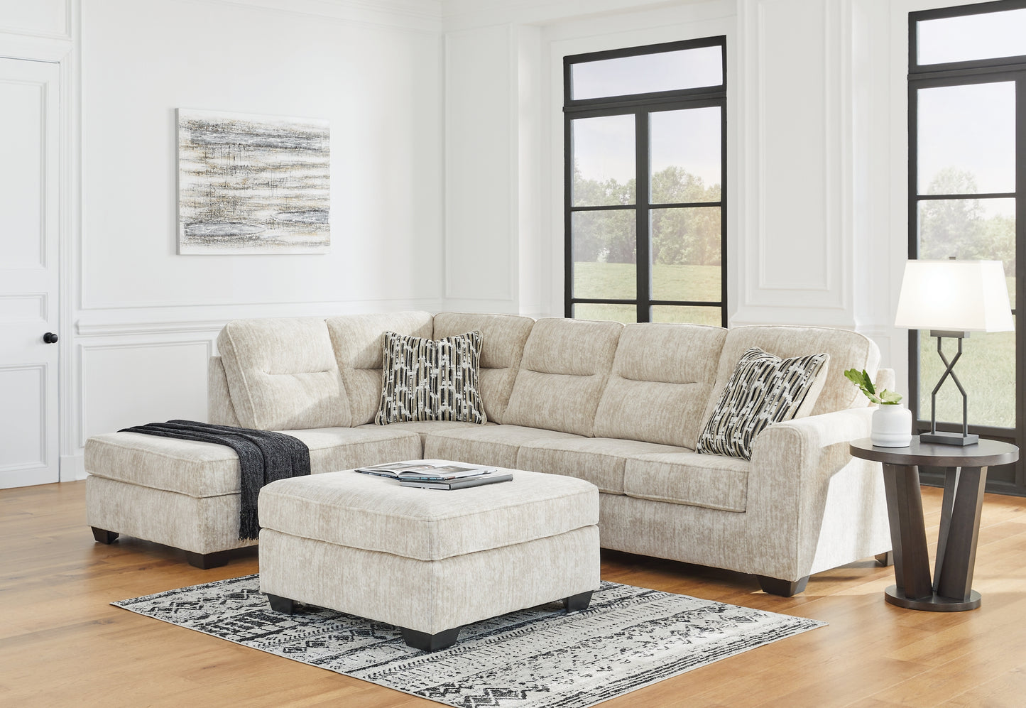 Lonoke 2-Piece Sectional with Ottoman